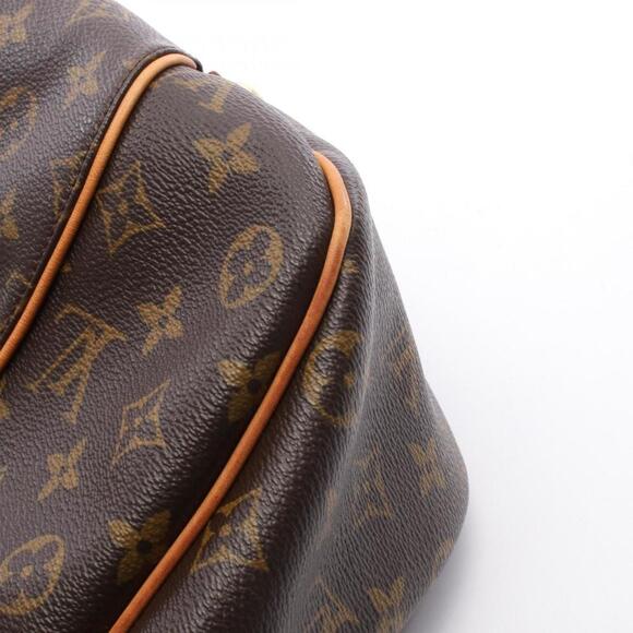 LOUIS VUITTON Brown Monogram Leather Shoulder Bag - Picture 9 of 10